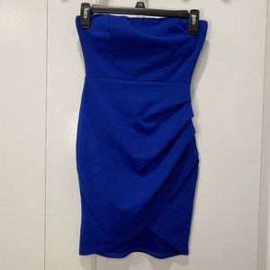 formal strapless dress